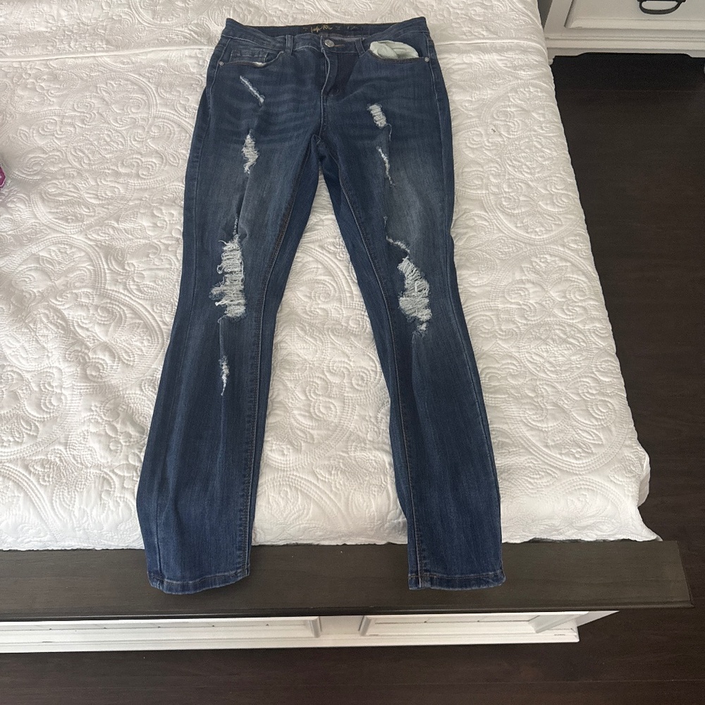 Blue indigo rein jean